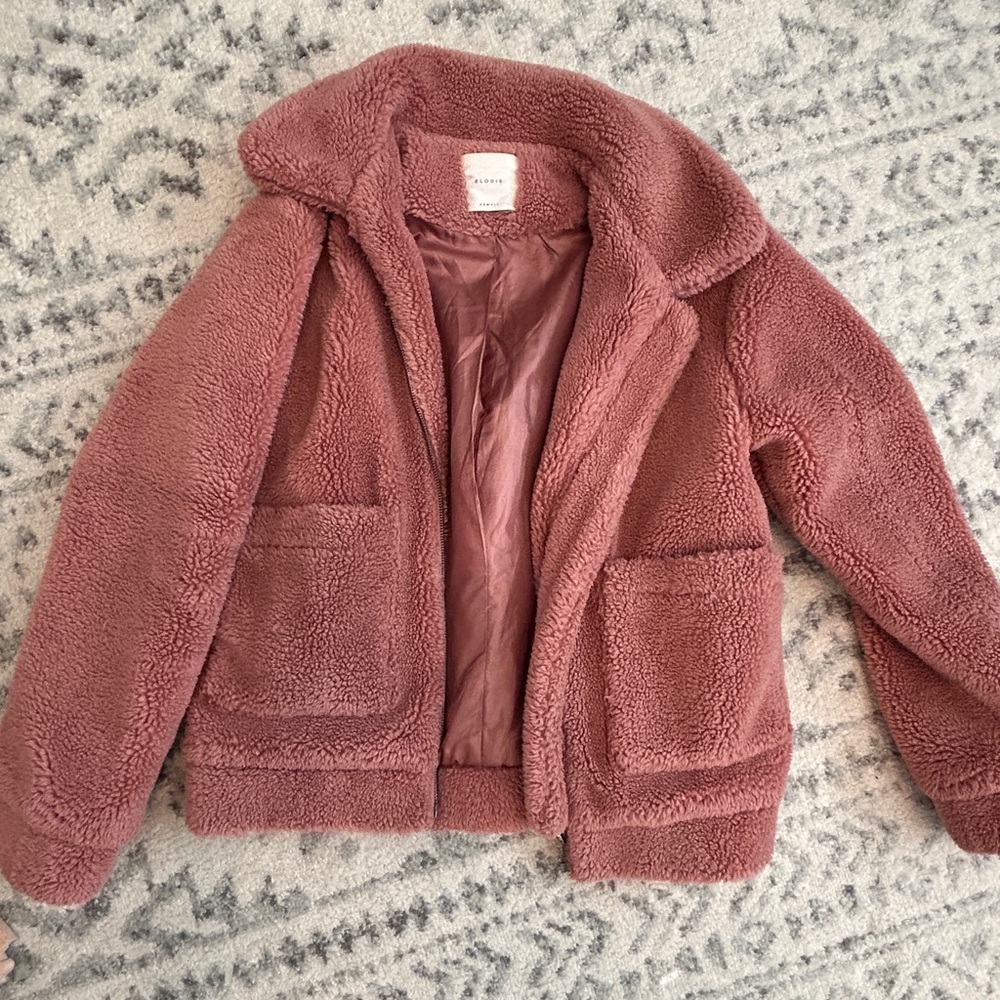 Pink Sherpa jacket